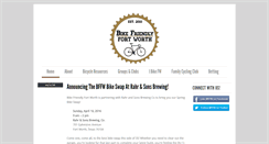 Desktop Screenshot of bikefriendlyfortworth.com